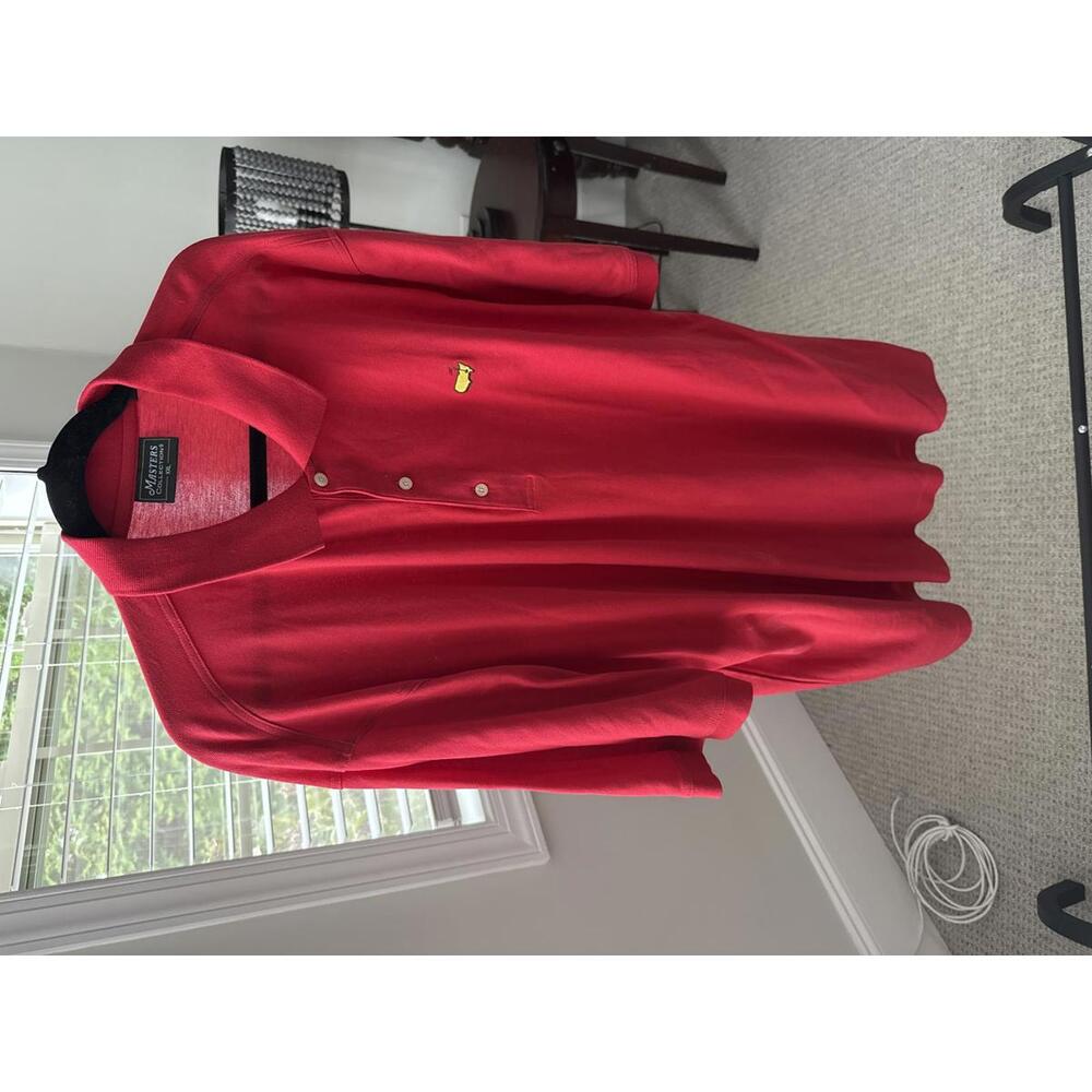 Masters Collection Men's Red Polo Shirt XXL